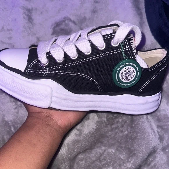 Kids Black and White Sneakers